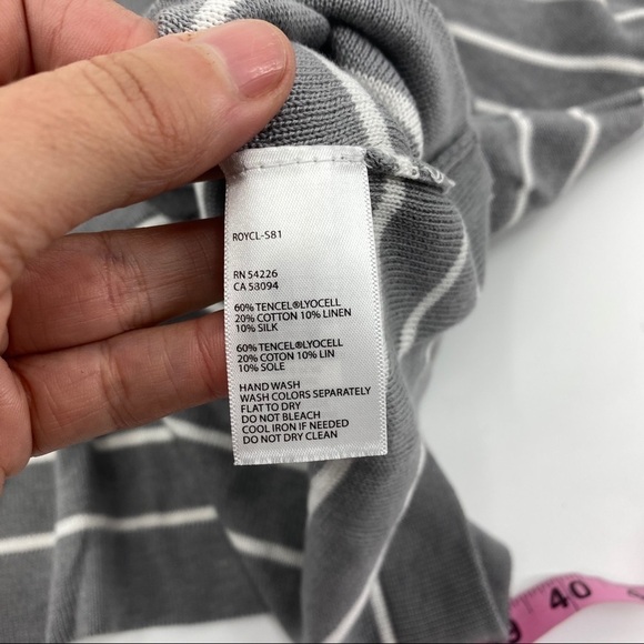 Royal Robbins Calaveras crew sweater gray/wht NWT! - Picture 9 of 10